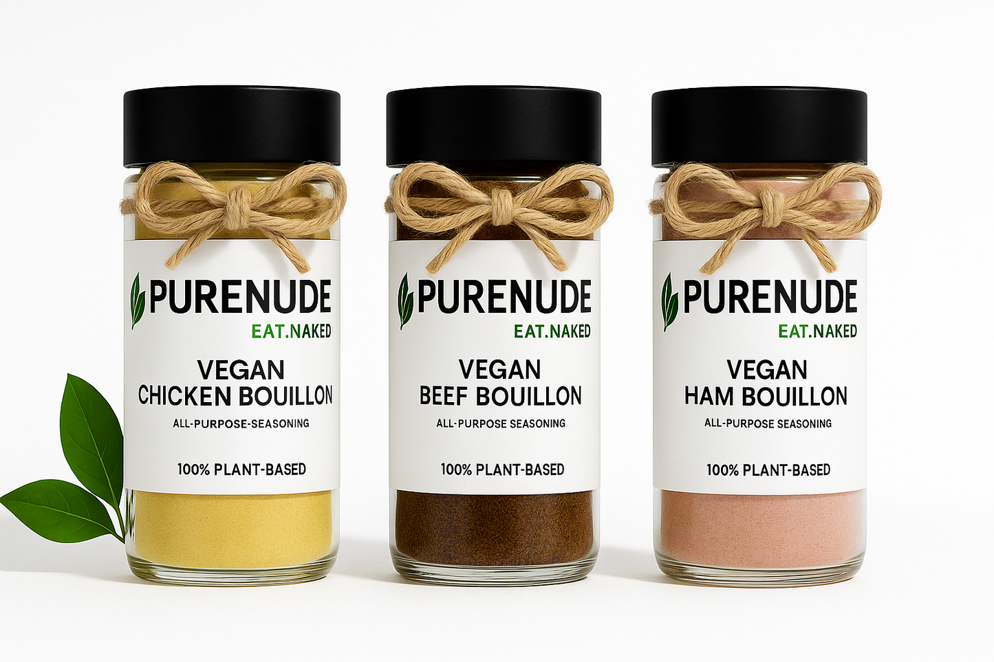 Vegan Chicken, Ham & Beef Bouillon β All the Flavor, No MEAT! 8.7oz