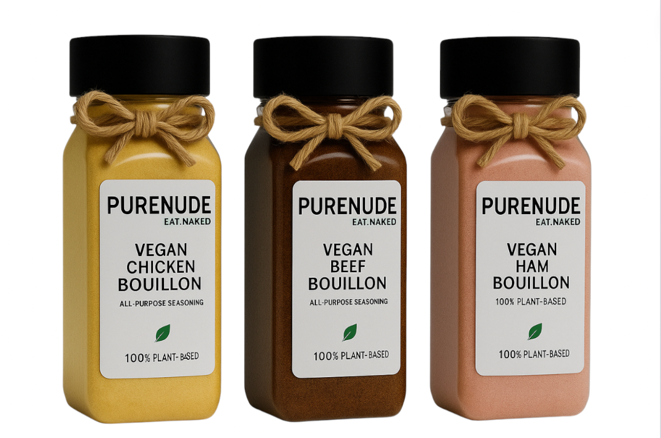 Vegan Chicken, Ham & Beef Bouillon – 16 oz (This is not a set)